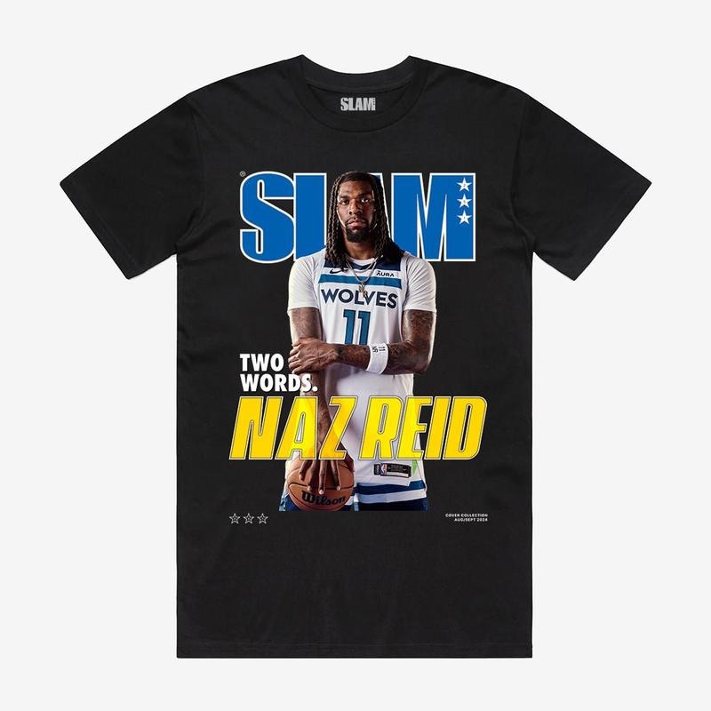Slam Cover T-Shirt - Naz Reid (Slam 251) T-Shirt, 100% Cotton Unisex Shirt, Gift For Fan Hoodie, Sweatshirt | GrindPrints.com