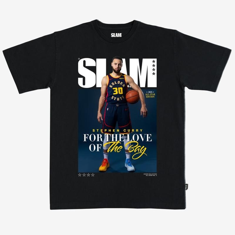 Slam Cover Tee - Stephen Curry (All-Star Vol 5) T-Shirt, 100% Cotton Unisex Shirt, Gift For Fan Hoodie, Sweatshirt