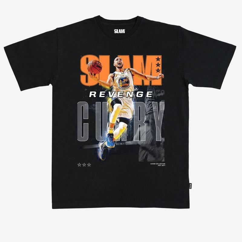 Slam Cover Tee - Stephen Curry (Slam 209) T-Shirt, 100% Cotton Unisex Shirt, Gift For Fan Hoodie, Sweatshirt