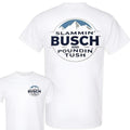 Slammin Busch And Poundin Tush T-Shirt - Sweatshirt - Hoodie, Drinking Graphic Tee, Funny Busch Light T-Shirt, Trending...