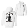 Sleep Deprived Fit Short Sleeve Hoodie, Sweatshirt, T-Shirt, Unisex, For Men, For Women | GrindPrints.com