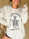 Sleep Deprived Graphic Pullover T-Shirts, Hoodie, Sweatshirt | GrindPrints.com