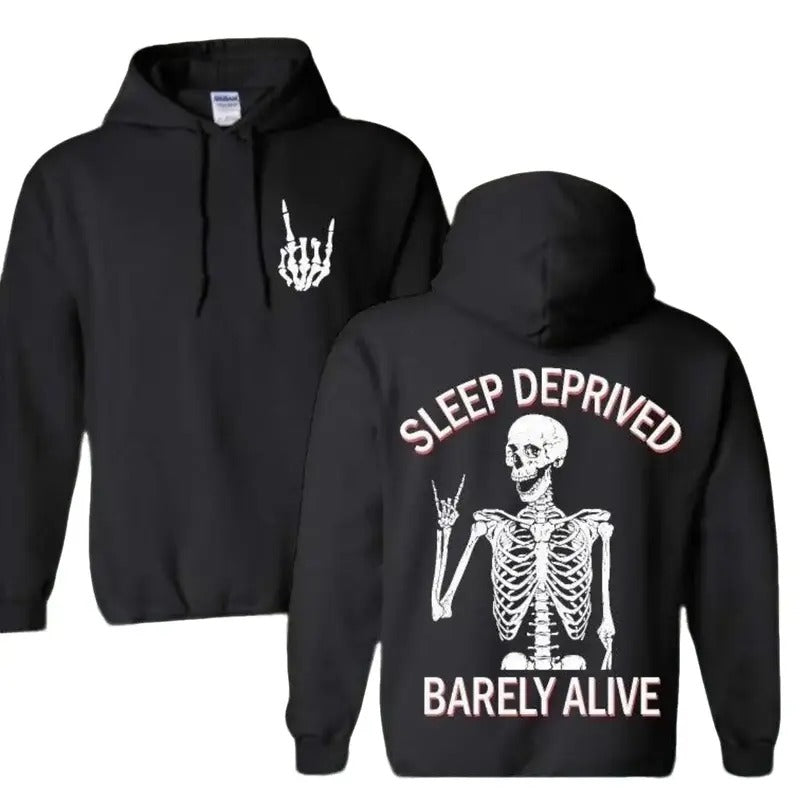 Sleep Deprived, Unisex Fit Short Sleeve Hoodie T-Shirts, Sweatshirt | GrindPrints.com
