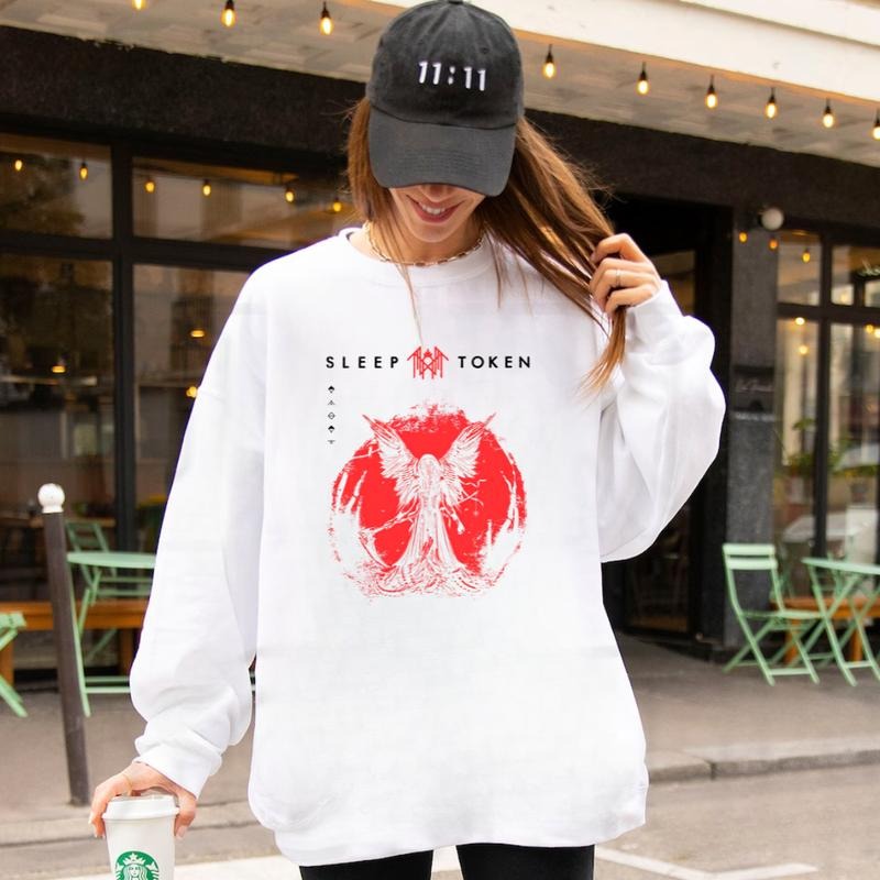 Sleep Token Red Reaper Angel Shirt Sweatshirt Hoodie