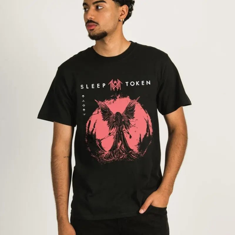 Sleep Token's Band T-Shirt, Sweatshirt, Or Hoodie - Classic Fit Unisex Tee for 2024 Tour Fan Merch - Cotton | GrindPrints.com