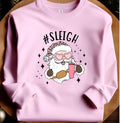 Sleigh Santa with Sunnies Sweatshirt Casual Winter Womenswear T-Shirts, Hoodie | GrindPrints.com