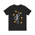 Slightly Subtle Halloween Skeleton Candy Tee, Trump Unisex Short Sleeve Shirt, Spooky Season, Halloween Costume Top, Fun...