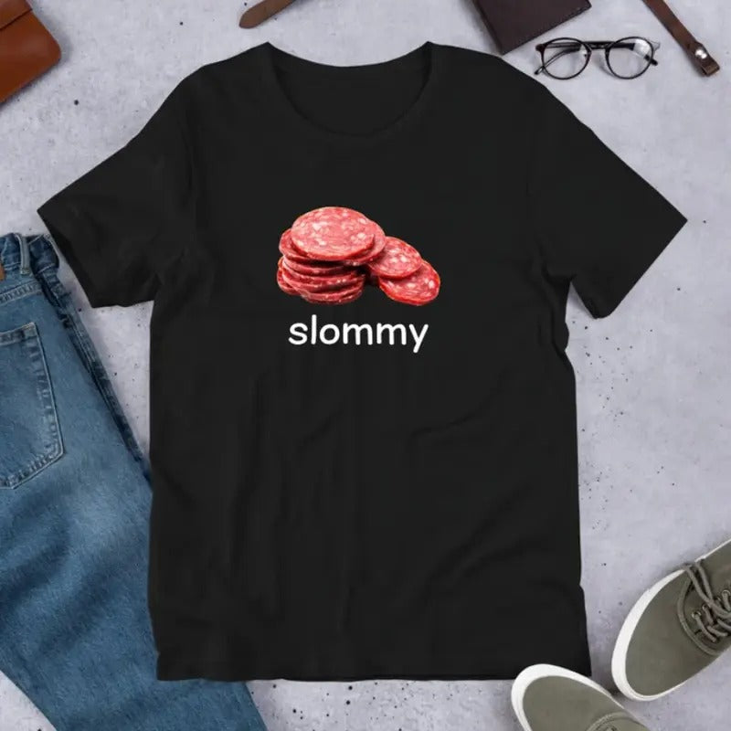 Slommy Salami, Funny Meme Shirt, Ironic Shirt Hoodie, Sweatshirt | GrindPrints.com