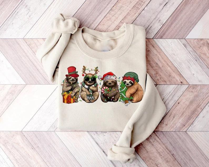 Sloth Christmas Christmas shirt,Merry Slothmas Christmas Shirt For Women,Sloth Merry Christmas Sweatshirt,Sloth Lover...