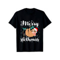 Sloths Print Men's Cotton T-shirt, Graphic Tee Men's Outdoor Clothes, Casual Short Sleeve Crew Neck T-shirt made in...