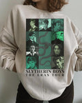 Slytherins Boys Sweatshirt, Green House Shirt, Wizard House Shirt Snake House Shirt Malfoy Shirt Pottery T-Shirt Wizard...