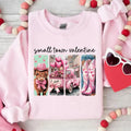 Small Town Valentine Shirt, Howdy Valentines Sweatshirt, Vintage Valentines Day Hoodie, Western Valentine's Day Sweater,...