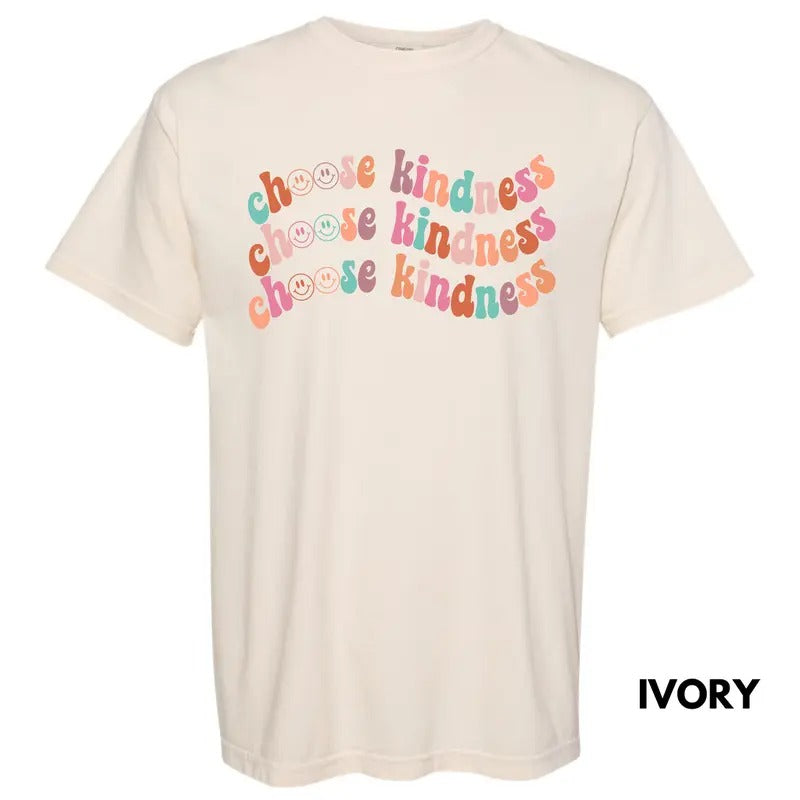 Smile Choose Kindness Comfort Colors 'NLB' T-Shirts, Hoodie, Sweatshirt