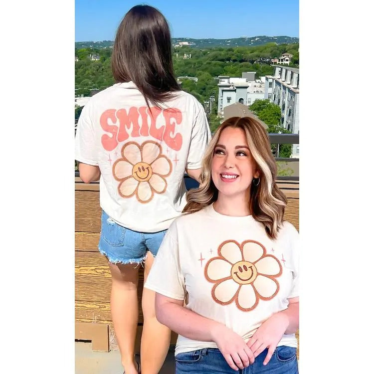 Smile Daisy Sunshine T-Shirt Hoodie, Sweatshirt | GrindPrints.com