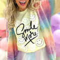 'Smile More' T-Shirt Hoodie, Sweatshirt | GrindPrints.com
