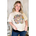 Smiley Easter Bunny Graphic T-Shirt Hoodie, Sweatshirt | GrindPrints.com