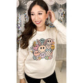 Smiley Easter Bunny Sweatshirt T-Shirts, Hoodie | GrindPrints.com