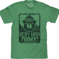 Smokey Bear "Fire Danger Very High" Big and Tall T-Shirt - Green Hoodie, Sweatshirt | GrindPrints.com