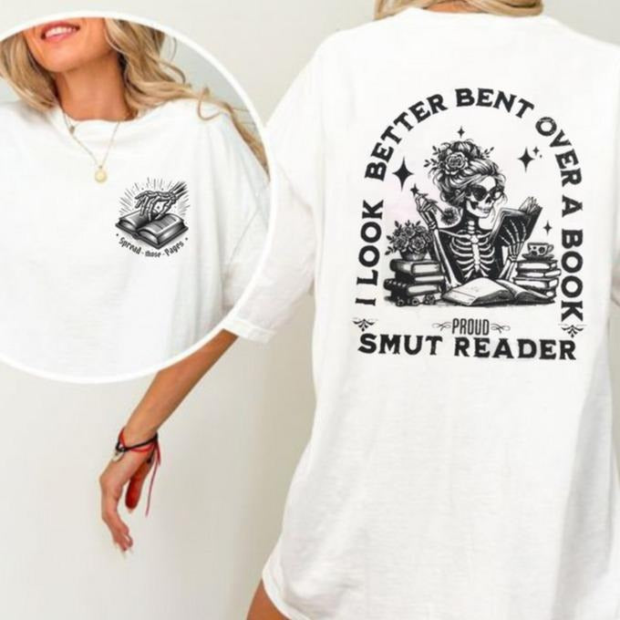 Smut Readers Sweatshirt, Book Lover Gift For Her, Funny Reading Shirt, Spread Those Pages Spicy Reader Novelty, Funny...