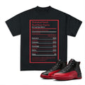Sneaker Head Match 12 Flu Game Sneakers, Unisex Fitted Graphic Tee, Y2K Cotton T-shirt with a Bold Streetwear Look...