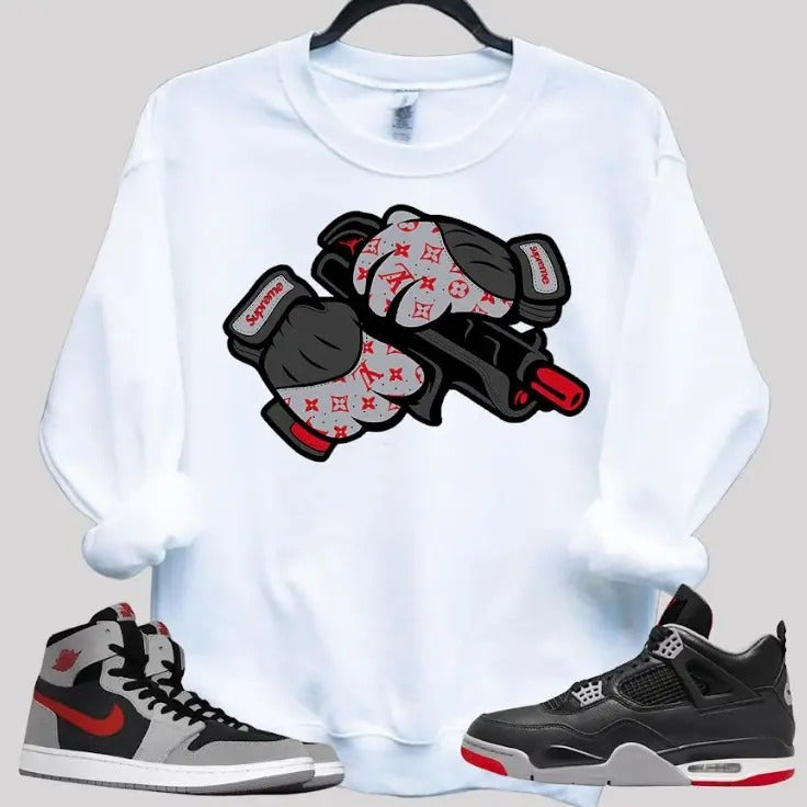 Sneaker Heat Sweatshirt T-Shirt To Match Sneaker Hoodie | GrindPrints.com