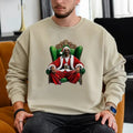 Snoop Santa Christmas Sweatshirt, Gangsta Rapper Holiday Shirt, Twas The Nizzle Hip Hop Shirt, Unisex Sweater Pullover...