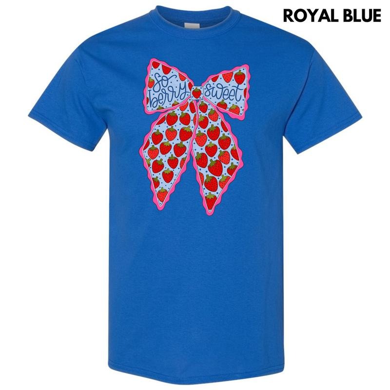 So Berry Sweet Bow Gildan Short Sleeve T-Shirt 'NLB' Hoodie, Sweatshirt | GrindPrints.com