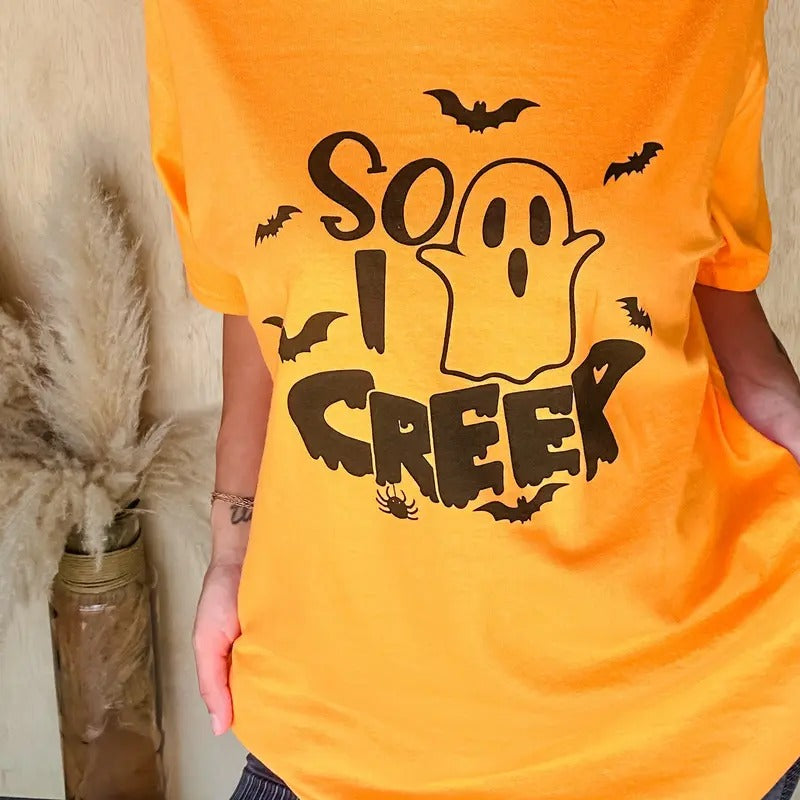 So I Creep Graphic Tee Hoodie, Sweatshirt | GrindPrints.com