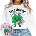 So Luckin Boujee St Patricks Day Sweatshirt T-Shirts, Hoodie | GrindPrints.com