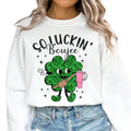So Luckin Boujee St Patricks Day Sweatshirt, Shamrock Shirt, Tumbler Inspired Shirt, St Pattys Day Sweatshirt, Gift For...