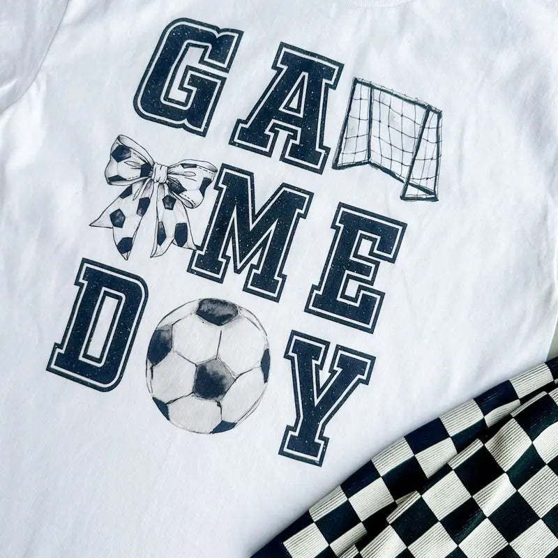Soccer Gameday Graphic Top T-Shirts, Hoodie, Sweatshirt | GrindPrints.com