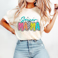 Soccer Mama T-Shirt, Soccer T-Shirt, Bright Doodle, Dalmatian Dots, Soccer Mom Shirt Soccer T-Shirt Hoodie, Sweatshirt