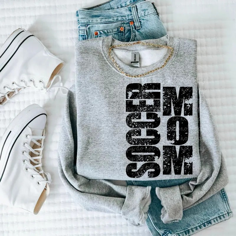 Soccer Mom DTF Transfers - THIS IS NOT A SHIRT Hoodie, Sweatshirt | GrindPrints.com