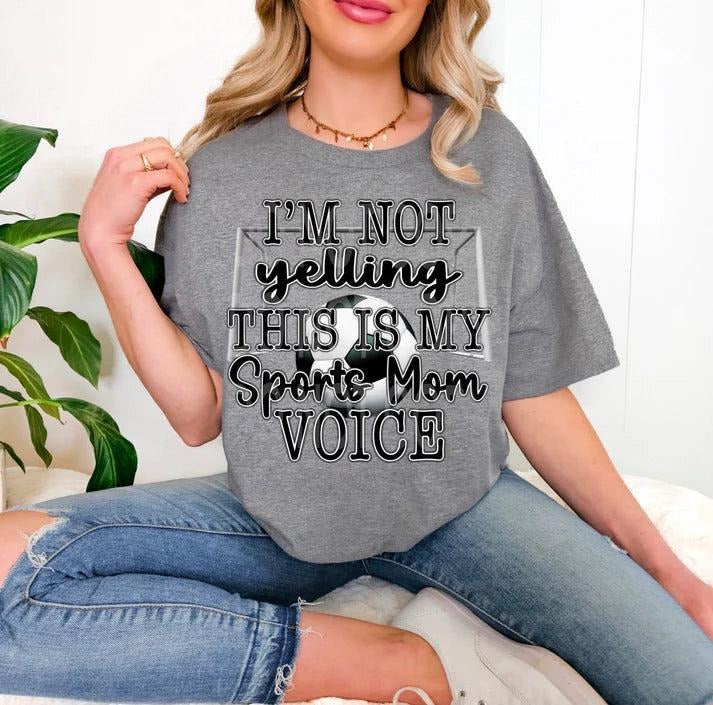 Soccer Sports Mom Voice DTF Transfers - THIS IS NOT A SHIRT Hoodie, Sweatshirt | GrindPrints.com