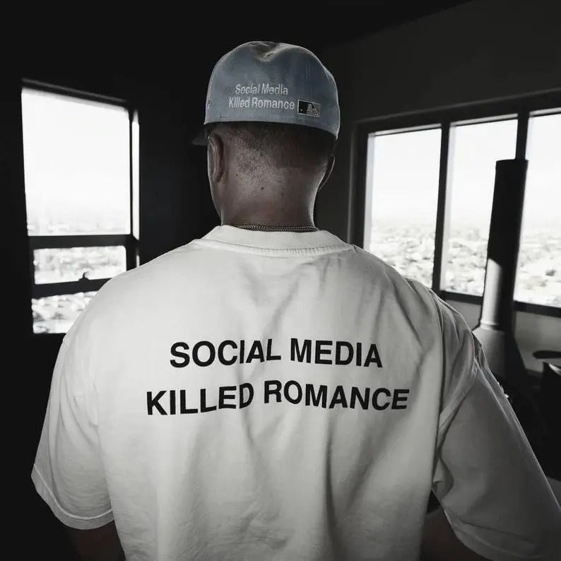 Social Media Klled Romance | Classic Unisex Crew Neck T-Shirt | romance shirt Hoodie, Sweatshirt | GrindPrints.com