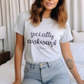 Socially Awkward Tee Hoodie, Sweatshirt | GrindPrints.com