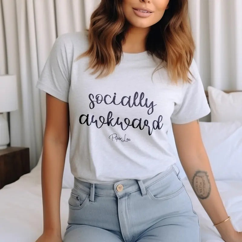 Socially Awkward Tee Hoodie, Sweatshirt | GrindPrints.com