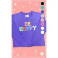 Soft Chenille Be Hoppy Easter Youth Long Sleeve Shirt Hoodie, Sweatshirt | GrindPrints.com