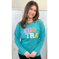 Soft Chenille Eggstra Boyfriend Long Sleeve - Cozy Easter Vibes #EggstraFun #EasterLongSleeve #ChenilleGlow T-Shirts,...