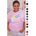 Soft Chenille Jingle Bells Graphic T-Shirt Hoodie, Sweatshirt | GrindPrints.com