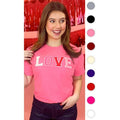 Soft Chenille Love T-Shirt Hoodie, Sweatshirt | GrindPrints.com