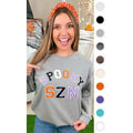 Soft Chenille Spooky SZN Graphic Sweatshirt T-Shirts, Hoodie | GrindPrints.com