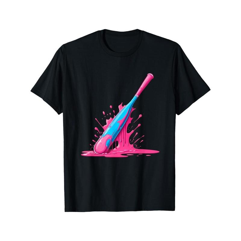 Soft Cotton Baseball Bat Breathable Comfortable Short Sleeve Shirt Geometric Perfect Summer Made Usa T-Shirts, Hoodie, Sweatshirt