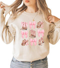Soft Girl Aesthetic Sweatshirt, Coquette Pink Bows And Boots Shirt, Cute Girly Cowgirl Sweatshirt, Country Western Shirt,...