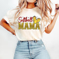 Softball Mama T-Shirt, Softball T-Shirt, Sports T-Shirt, Trendy Retro Mom T-Shirt Hoodie, Sweatshirt | GrindPrints.com