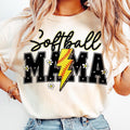 Softball Mama Varsity T-Shirt, Softball Mama Shirt, Softball Lightning T-Shirt Hoodie, Sweatshirt | GrindPrints.com