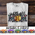 Softball Mom Loud and Proud DTF Transfers - THIS IS NOT A SHIRT Hoodie, Sweatshirt | GrindPrints.com