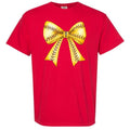 Softball Sketched Bow Comfort Colors T-Shirt 'NLB' Hoodie, Sweatshirt | GrindPrints.com
