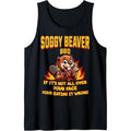 Soggy Beaver Bbq If It's Not All Over Your Face Beaver Men Tank Top T-Shirts, Hoodie, Sweatshirt | GrindPrints.com