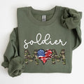 Soldier Mom, Military, Armed Forces, Mother's Day Sweatshirt T-Shirts, Hoodie | GrindPrints.com
